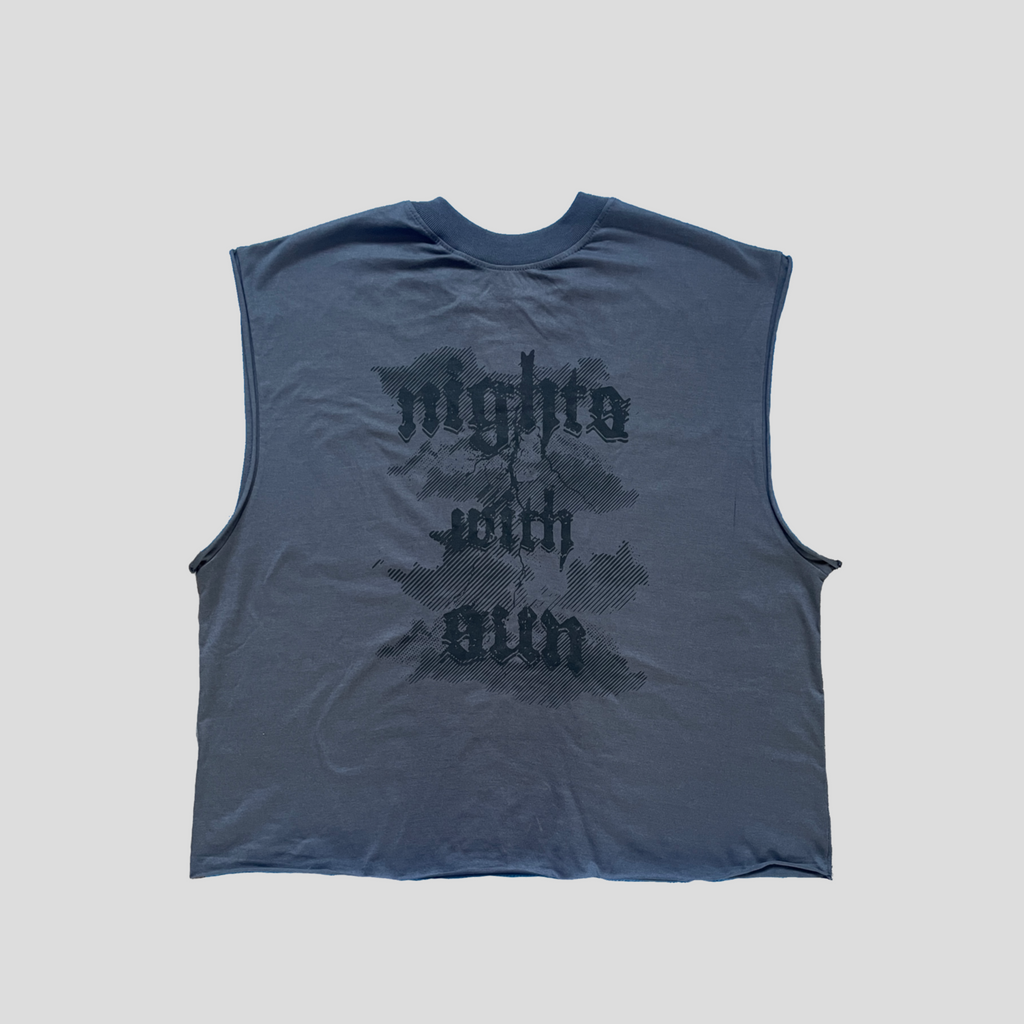 "NIGHTS WITH SUN" SLEEVELESS TEE