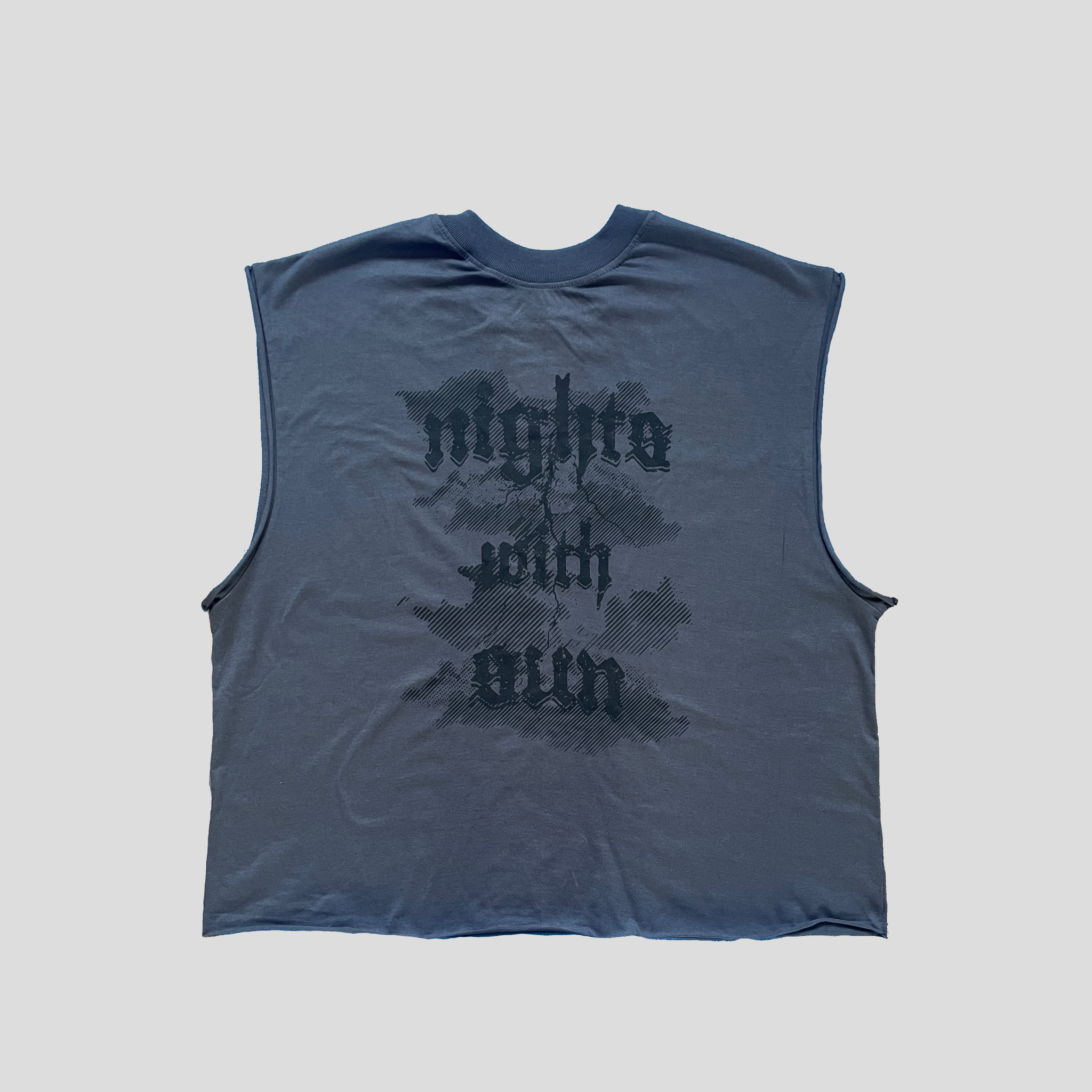 "NIGHTS WITH SUN" SLEEVELESS TEE